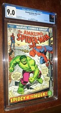 CGC 9.0 Amazing Spider-Man #119 (1969) Spider-Man vs Hulk Stan Lee picture