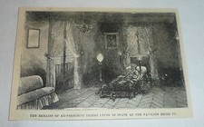 1877 magazine engraving ~ REMAINS OF ADOLPHE THIERS picture