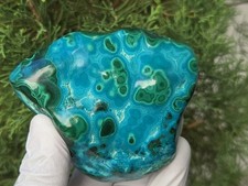 Chrysocolla & Malachite Natural Large (80mm, 210gm)  Decorative Home Accent Gift picture