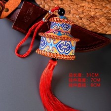 Mongolian Yurt Pendant Inner Mongolia Craft Souvenir Car Bag Hanging Ornament picture