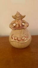 Vintage Red Wing Pottery Cookie Jar Katrina Dutch Girl Yellow 1940s picture