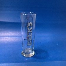 Rare Beck's .2l Pilsner Style Glasses 6.5