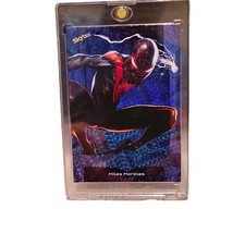 SkyBox 2023 Marvel Metal Universe Avengers Miles Morales Grandiose Card #54 picture