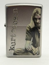 Vintage 2015 Kurt Cobain Nirvana Grunge Chrome Zippo Lighter NEW picture