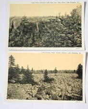 PR VTG LAKE HARMONY PA PC Views PULPIT ROCK LITTLE BOULDER FIELD Glacier Deposit picture