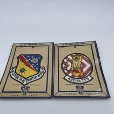 2x VINTAGE N.S. Meyers Inc 1963 UNOPENED  Armed Forces PATCHES picture