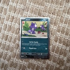 Toxel 078 with 1 Swirl Cosmos Holo Pokémon Card Promo - Mega Evolution Promos picture