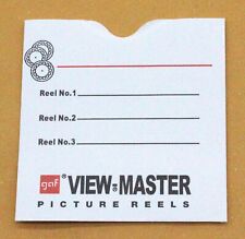  3 Reel Sleeves - View-Master Packets - gaf - Packs of 25- NEW picture