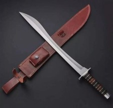 Custom 27-Inch Handcrafted D2 Steel Viking Sword - Premium Handmade Combat-Style picture