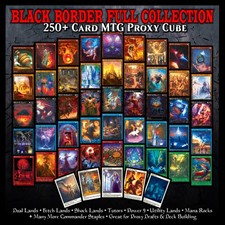 MTG PROXY CUBE DRAFT BUNDLE Extended Art  250+ Alternate Art Black Border Cards picture