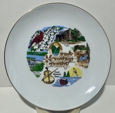 Ozarks Mountains Vintage Lake Country Collectors Plate Decorative Table Rock Dam picture