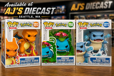 Funko POP - Premium Pokemon - Charizard/ Blastoise/ Venusaur - 3 Figure Lot Set picture