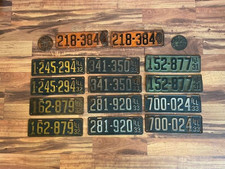 Antique Illinois License Plates/Medallions picture