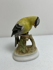 Lefton Hand Painted Gold Finch Bird Figurine China KW395 Yellow picture