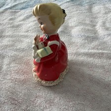 Napco Christmas Girl Shopper Bloomer Spaghetti  5