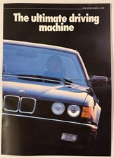 1988 BMW Sales Brochure 16 Pgs. 