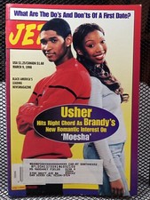Singer Usher Brandy Moesha Dating Black Americana JET Magazine March 9 1998 picture