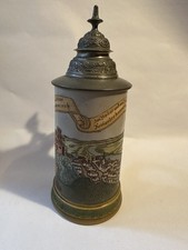 1/2L Hauber and Reuther Beer Stein - Heidelberg -424 picture