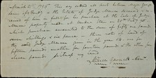 1796 Virginia Estate Settlement, Maj George Lewis & Judge James Mercer - Garnett picture