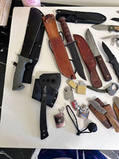Case Xx Mixed Lot Pocketknives & Multi-Tools, Fixed Blade/Machete w/ Sheath picture
