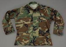 Vtg. US Army BDU Woodland Camo Pattern Large-Regular SP00-96-D-0314/0008 picture