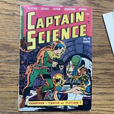 Captain Science #4  1951 - Vampires Truth Or Fiction Comic Book picture