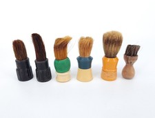 Vintage Shave Brush Lot of 6 - Ever-Ready Made Rite Rubberset Erskine picture
