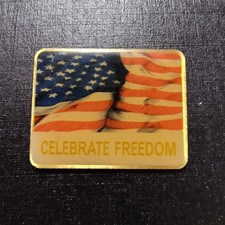 Celebrate Freedom Flag - Lapel Collectible Pin picture