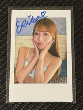 Erika Ozaki Autograph Cheki Photo Limited Asian picture