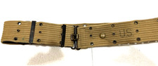 ORIGINAL WW2 US M36 WEB BELT  1944 ALL BRASS HARDWARE picture
