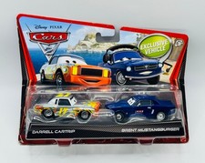 AUTHENTIC Cars: 2010 #17 Darrell Cartrip & Brent Mustang (2-Pack) Cars 2 +baggie picture