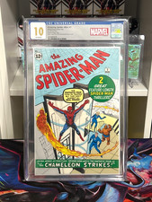 Marvel Classic Comic Cover Amazing SpiderMan 1. 1 oz Silver Foil CGC 10 Ltd 1000 picture