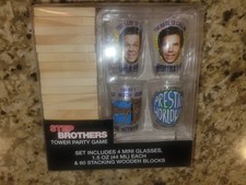 NEW Step Brothers Tower Party Game w/ 4 Shot Glasses picture