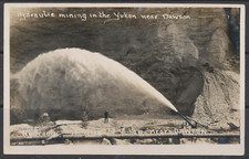 1910s Canada ~ Near Dawson, Y.T. ~ RPPC ~ Hydraulic Gold Mining in the Yukon picture