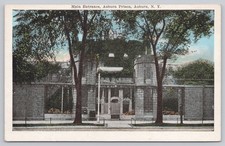 Auburn Prison Main Entrance Postcard Auburn NY E. C. Co. Divided Back c1910s picture