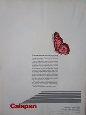 1/1973 PUB CALSPAN BUFFALO CORNELL AERONAUTICAL LABORATORY BUTTERFLY ORIGINAL AD picture