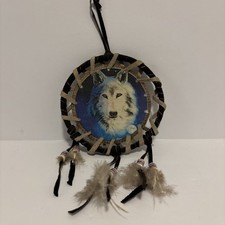 Vintage Wolf Dream Catcher  picture