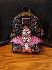 Loungefly Disney Chip & Dale Bat Halloween Mini Backpack NWT picture