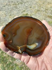 Beautiful Polished Brazilian agate end cut 2603 picture