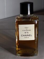 Vintage Chanel No 5 Eau De Cologne Collectible Bottle 4 Fl Oz  picture