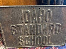 Idaho Rare 1920s Idaho Standard School Sign picture