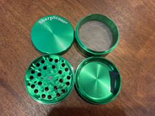 SharpStone 63MM Spice Tobacco Herb Grinder -4 Piece- Green picture