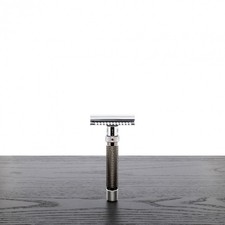 Yaqi Gunmetal & Chrome Adjustable Final Cut Safety Razor picture