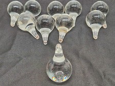 10X Solid Glass Tear Drops 60mm x 35mm Approx picture