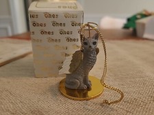 Tiny Ones Cornish Rex Blue Cat Angel Christmas Ornament 1996 Taiwan W Box picture