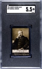 1901 Ogden's Guinea Gold #99 General Gordon - SGC 5.5 EX+ - rare tobacco card picture