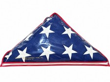 American Burial Flag Funeral Home Memorial Stars New Unopened Original Packaging picture