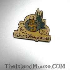 Disney World B25th Anniversary Cinderella Castle Carriage Coach Lapel Pin picture