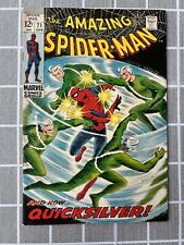 The Amazing Spider Man #71 Quick Silver VF Vintage Marvel 1969 picture