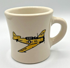 Vintage US Navy Heavy Cafe Mug Modeen Squadron WWII Era 